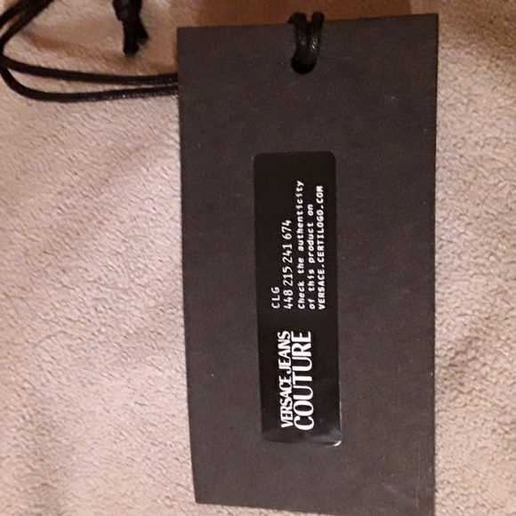 Genuine Versace Jeans Couture Leather Convertible Printed Crossbody - Picture 10 of 15